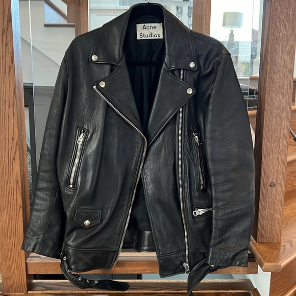 Acne Studios More leather jacket - Picture 2 of 7